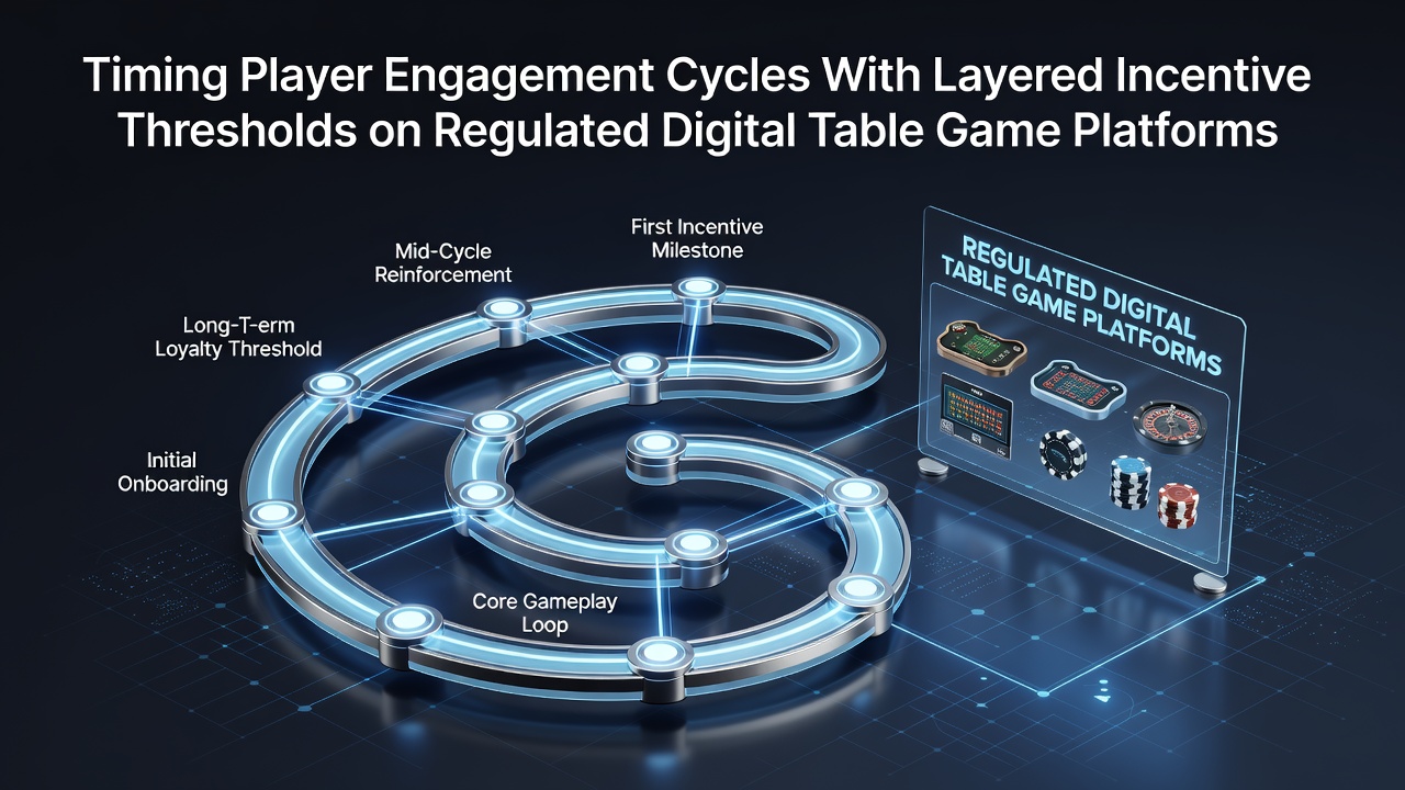 Darstellung von Engagement-Zyklen und Anreizschwellen auf digitalen Tischspiel-Plattformen
