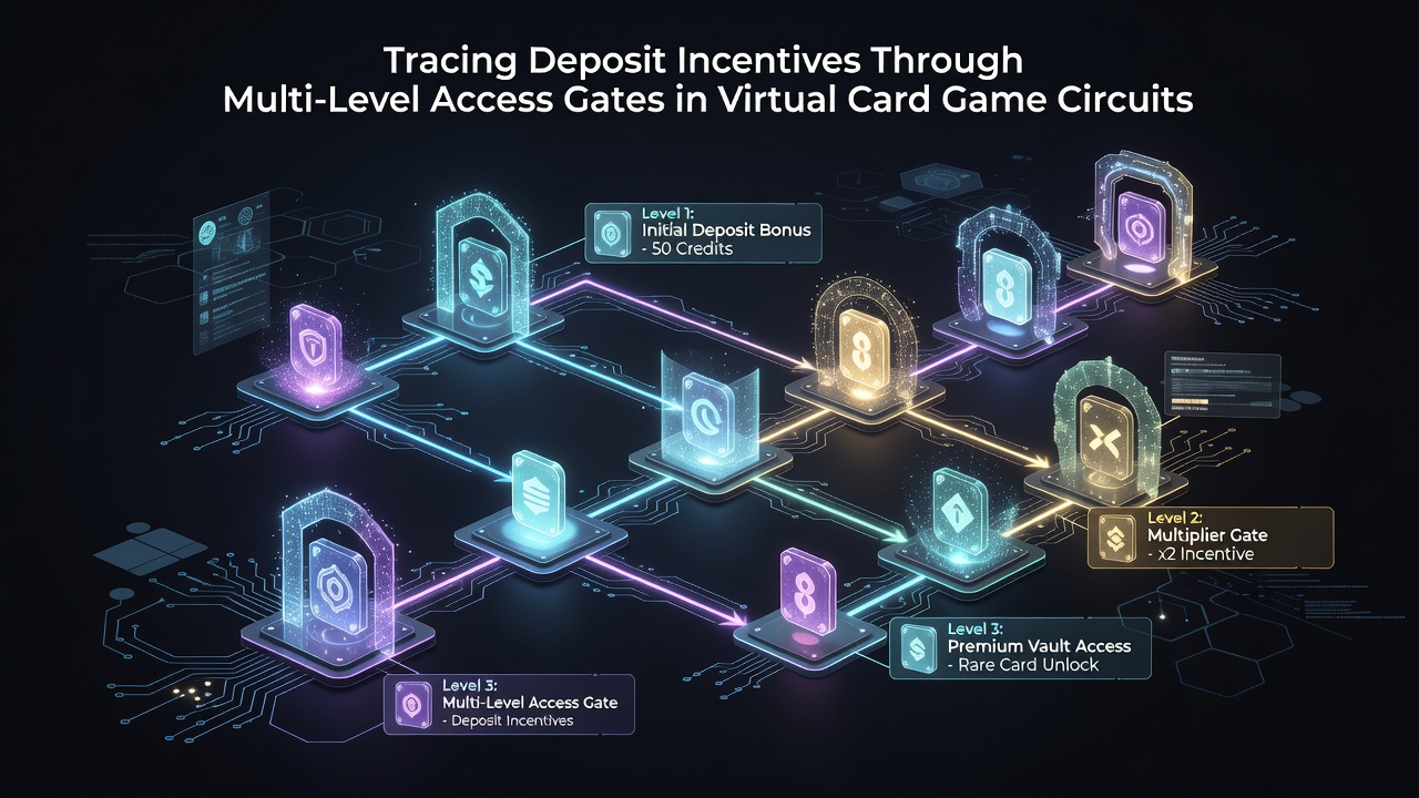 Analyse von Incentive-Verfolgung in virtuellen Kartenspielumgebungen mit Fokus auf Gate-Interaktionen